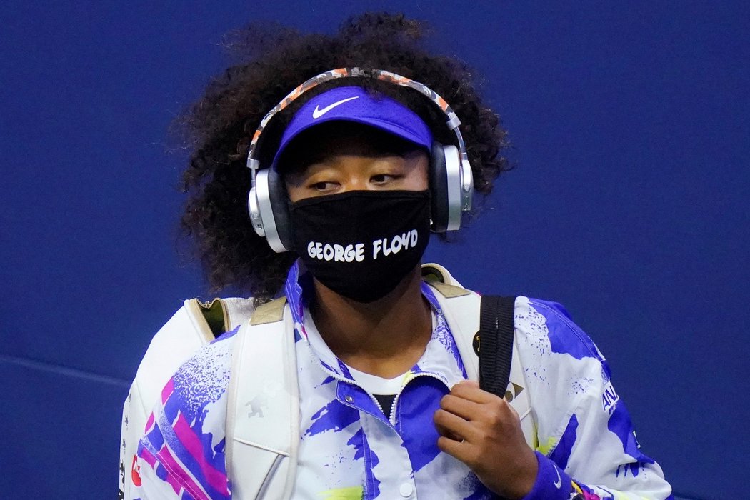 Naomi Ósakaová přišla na sedm zápasů na US Open v sedmi rouškách obětí policejní brutality v USA