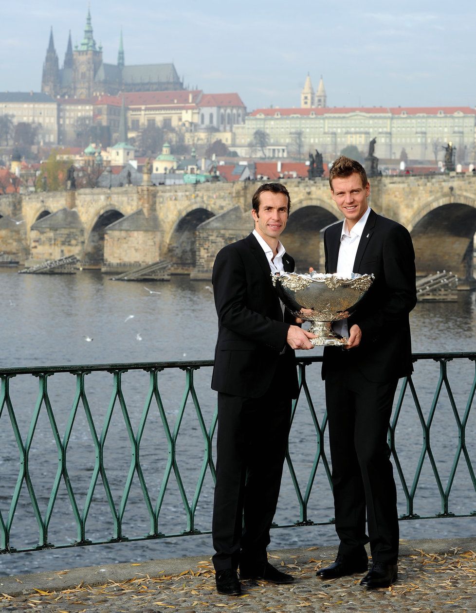 2012. Hlavní strůjci českého triumfu - Radek Štěpánek a Tomáš Berdych