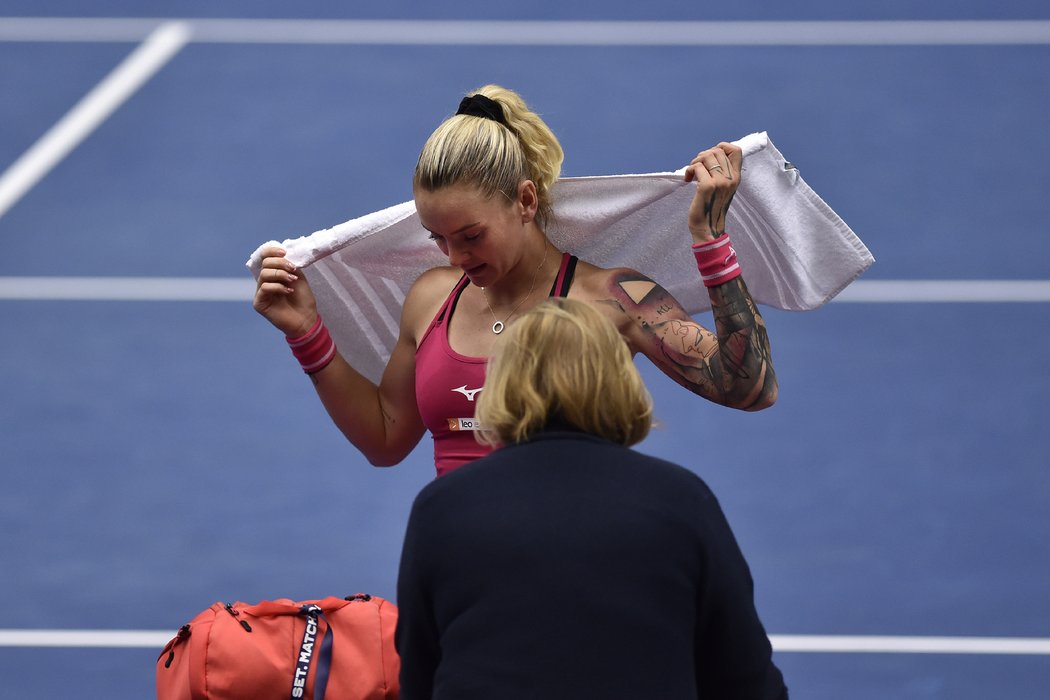 Tereza Martincová na turnaji v Ostravě končí ve čtvrtfinále