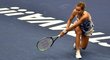 Česká tenistka Barbora Strýcová na tenisovém turnaji v Ostravě