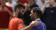 Benoit Paire s Rafaelem Nadalem na French Open