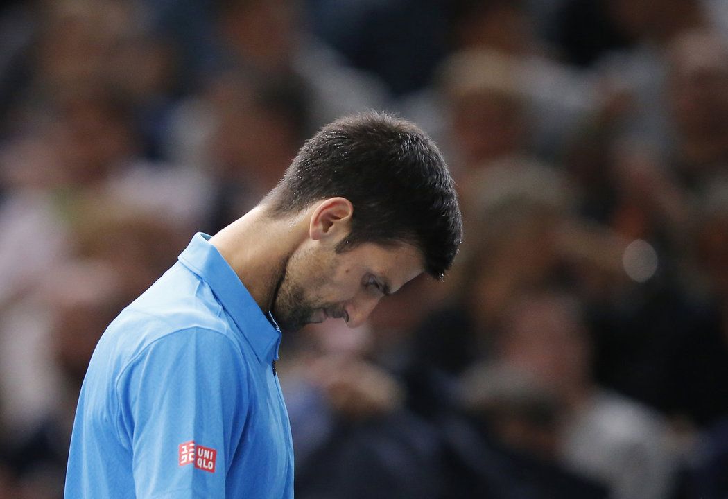 Novak Djokovič prohrál v Paříži s Čiličem ve dvou setech