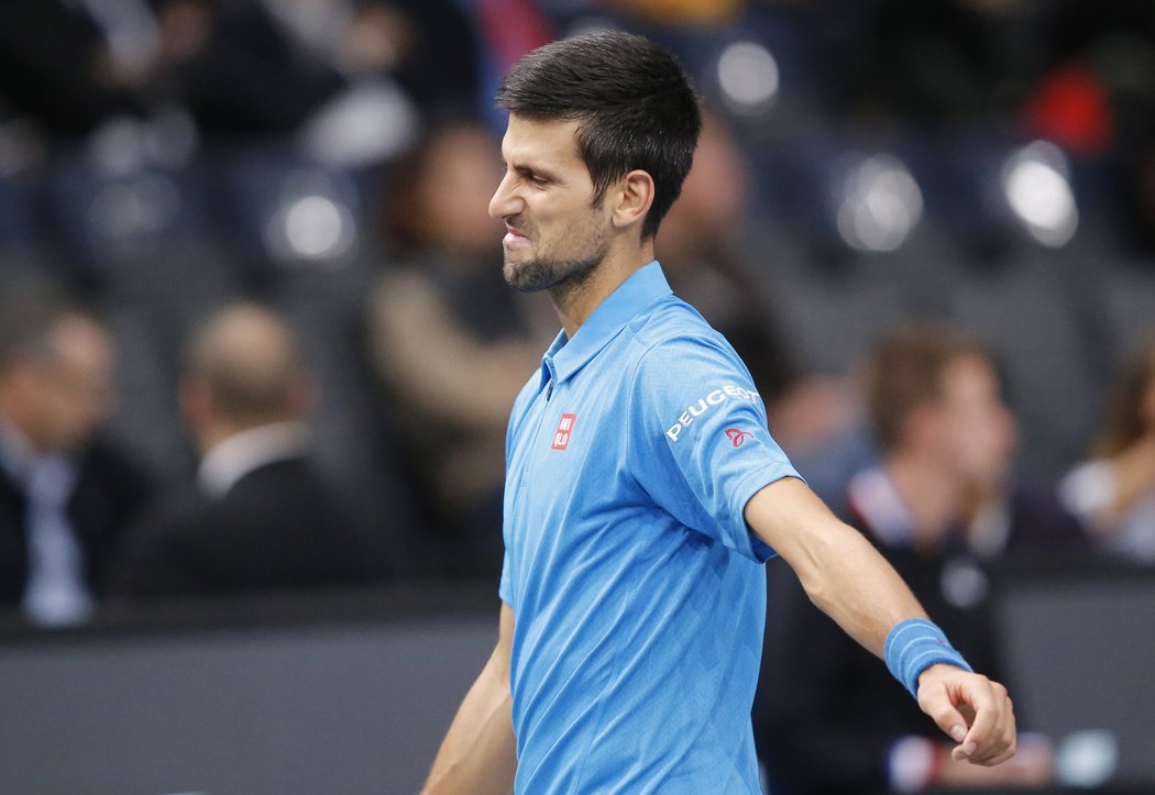 Novak Djokovič prohrál v Paříži s Čiličem ve dvou setech