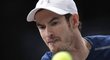 Andy Murray během souboje s Tomášem Berdychem