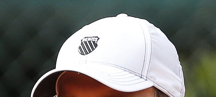 Sam Querrey v zápase druhého kola Roland Garros