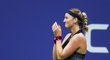 Petra Kvitová na grandslamovém US Open překvapivě vyřadila Španělku Garbiňe Muguruzaovou