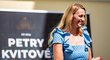Česká tenistka Petra Kvitová si užívá otevření své síně slávy