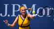 Petra Kvitová vypadla ve 3. kole US Open