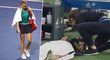 Česká tenistka Petra Kvitová kvůli bolesti ramene odstoupila ze zápasu.