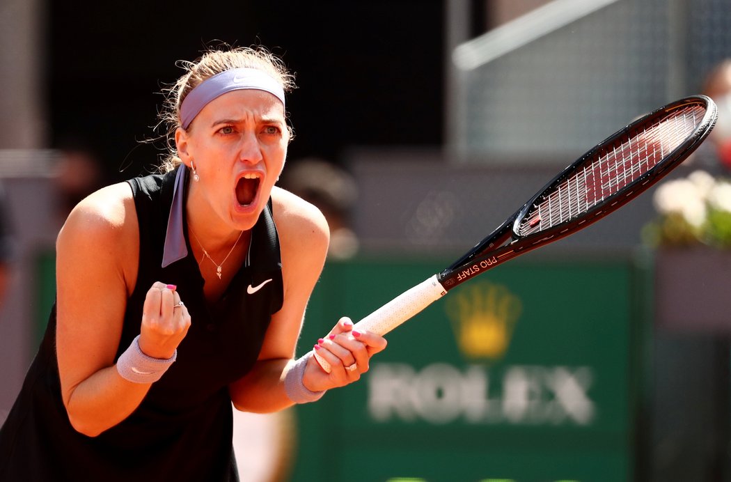 Petra Kvitová v přípravě na Roland Garros