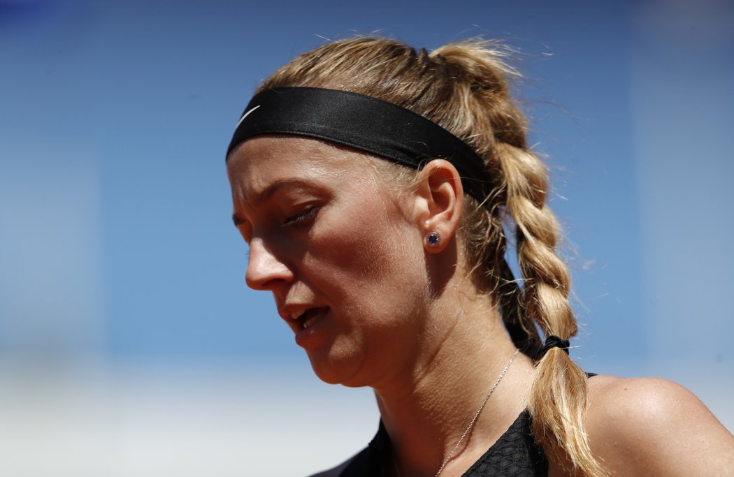 Petra Kvitová na letošním French Open