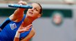 Česká tenistka Karolína Plíšková během prvního kola French Open