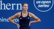 Česká tenistka Karolína Plíšková při generálce na US Open na turnaji v New Yorku