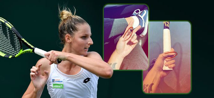 Česká tenistka Kristýna Plíšková léčí nepříjemné zranění na palci u levé ruky, kde má pět stehů