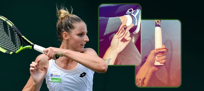 Česká tenistka Kristýna Plíšková léčí nepříjemné zranění na palci u levé ruky, kde má pět stehů