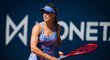 Eugenie Bouchardová na tenisovém turnaji WTA Prague Open 2020