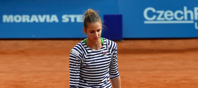 Karolína Plíšková na domácím turnaji WTA vypadla hned v prvním kole