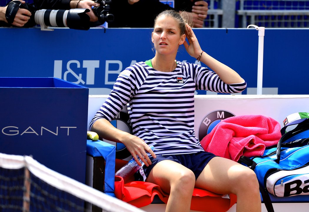 Karolína Plíšková v prvním kole turnaje WTA ve Stromovce proti Camile Giorgiové