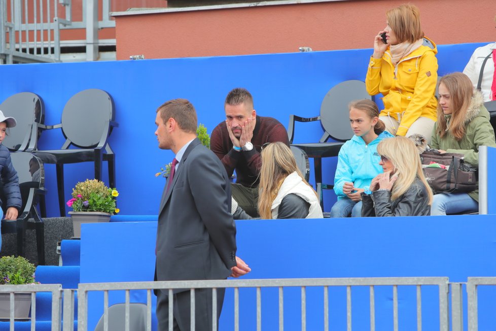 Lucii Šafářovou sledoval v hledišti také Tomáš Plekanec.