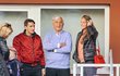 Michal Hrdlička, Miroslav Donutil a Karolína Plíšková na tenise ve Stromovce
