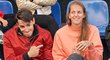 Ona je hvězda... Michal Hrdlička s Karolínou Plíškovou na tenisovém turnaji ve Stromovce