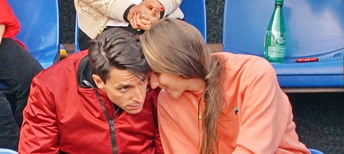 Karolína Plíšková si v úterý zašla na tenis do Stromovky s manželem Michalem Hrdličkou