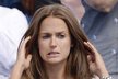 Znepokojená přítelkyně Andy Murrayho Kim Sears sleduje v Londýně zápas s Radkem Štěpánkem