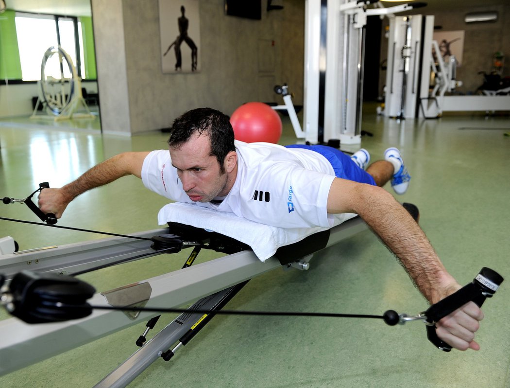 Radek Štěpánek dře, aby se mohl vrátit do daviscupového čtvrtfinále