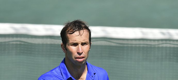 Český tenista Radek Štěpánek zápasy hodně prožívá.