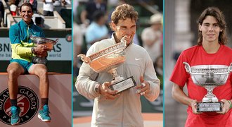 Nadalovy tituly v Paříži: Od teenage mimozemšťana po jízdu pod injekcemi
