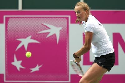 Petra Kvitová se v Ostravě připravuje na Fed Cup s Itálií