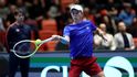 Dalibor Svrčina při svém debutu v Davis Cupu zvítězil nad Olliem Wallinem 6:1, 6:3