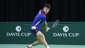 Jakub Menšík se v italské Boloni připravuje na finálový turnaj Davis Cupu