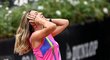 Simona Halepová po zisku titulu v Římě, kde jí ve finále vzdala Karolína Plíšková
