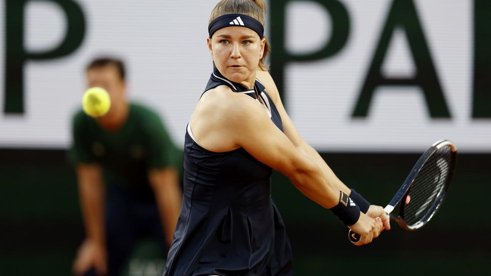Česká tenistka Karolína Muchová na Roland Garros