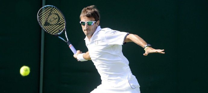 Španělský tenista Tommy Robredo během travnatého Wimbledonu