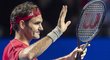 Roger Federer domácí publikum na úvod turnaje v Basileji nezklamal