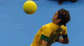 Federer nadchl Brazílii. Na kurtu řádil v dresu Pelého a s míčem u nohy!