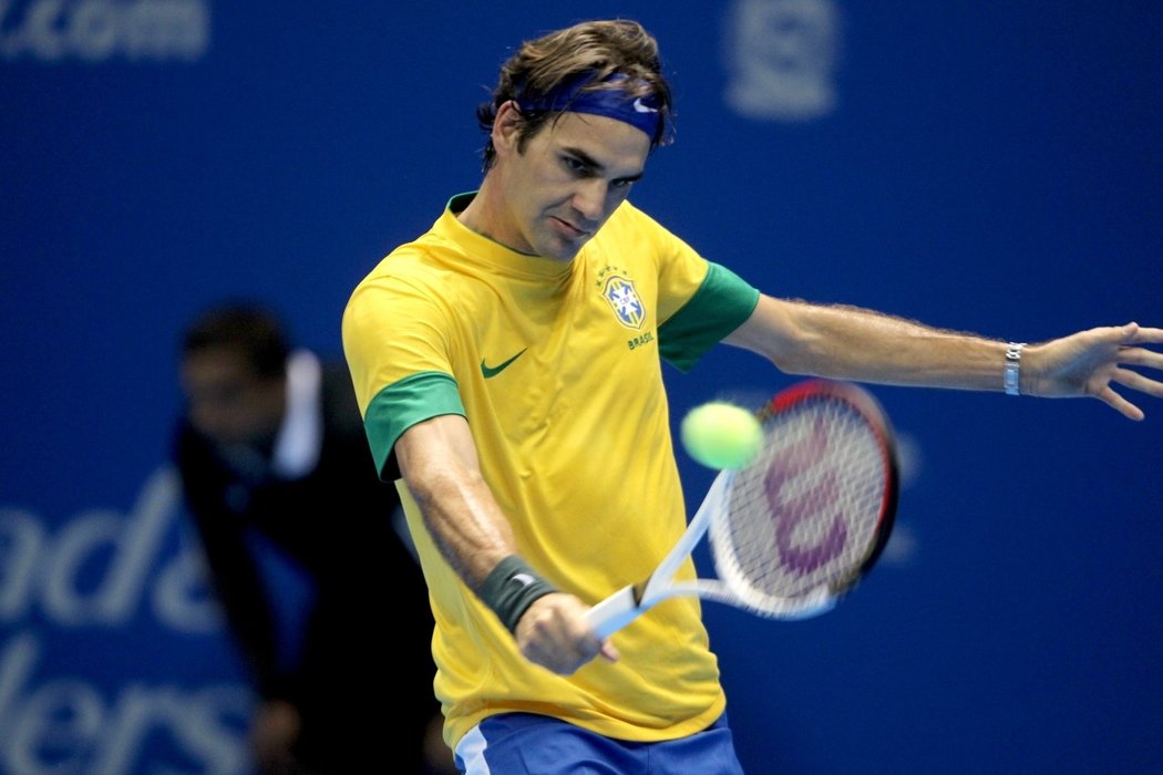 Federer bavil diváky v Brazílii