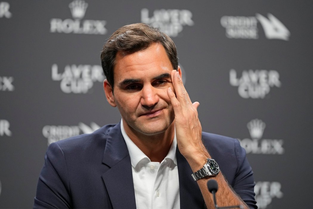 Roger Federer už dorazil do Londýna na svou poslední profesionální akci