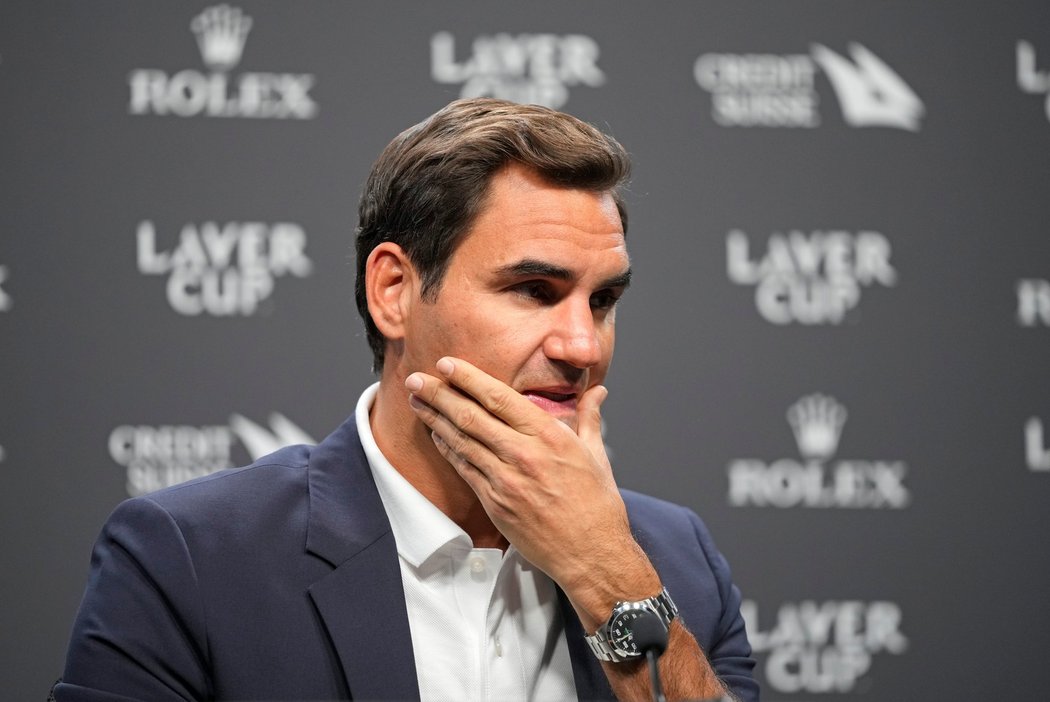 Roger Federer už dorazil do Londýna na svou poslední profesionální akci