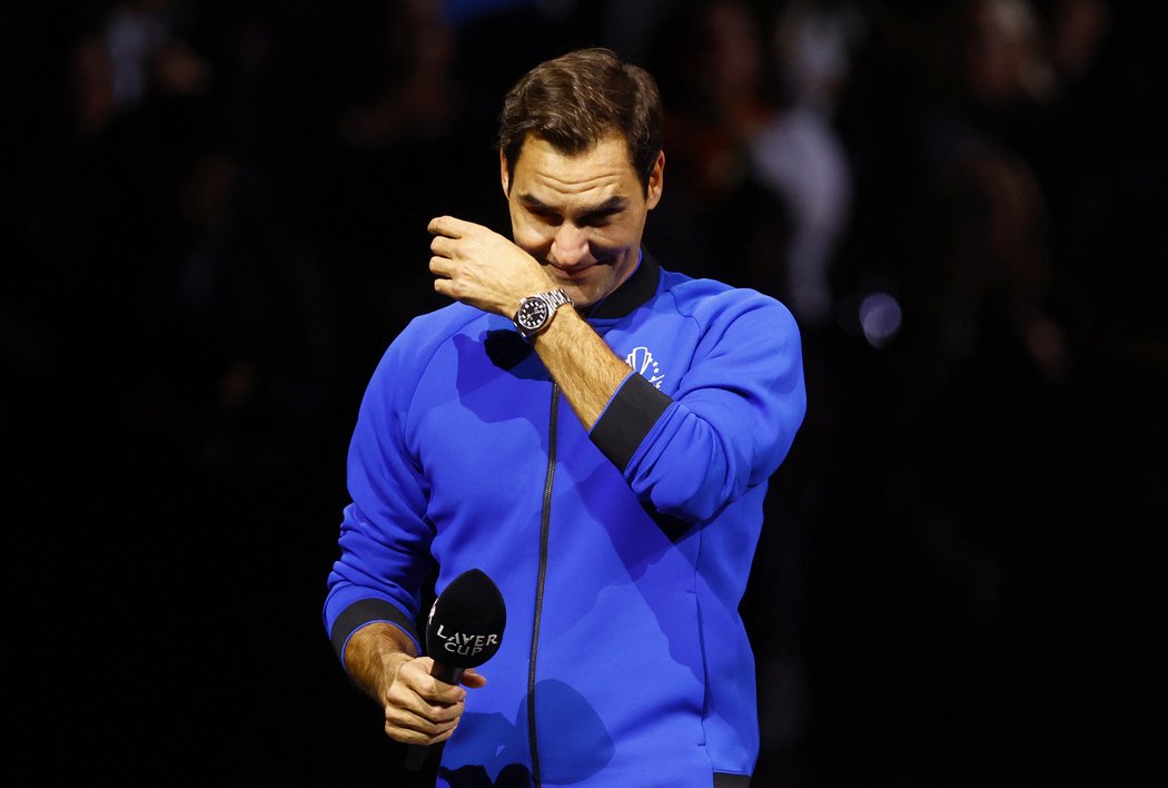 Emotivní loučení Rogera Federera