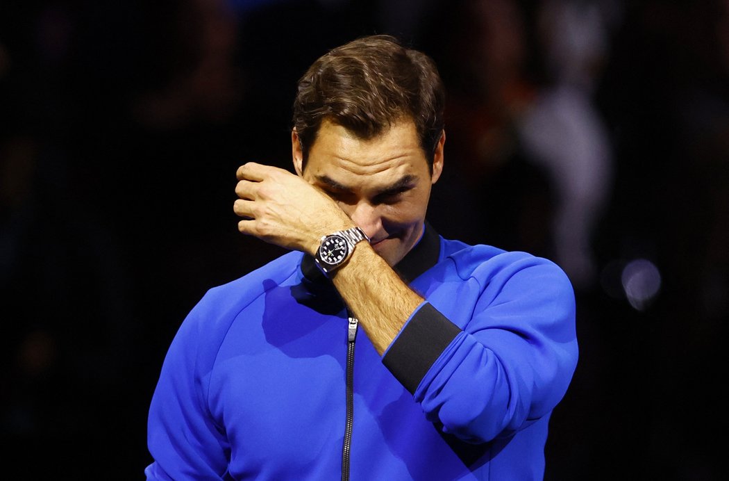 Emotivní loučení Rogera Federera