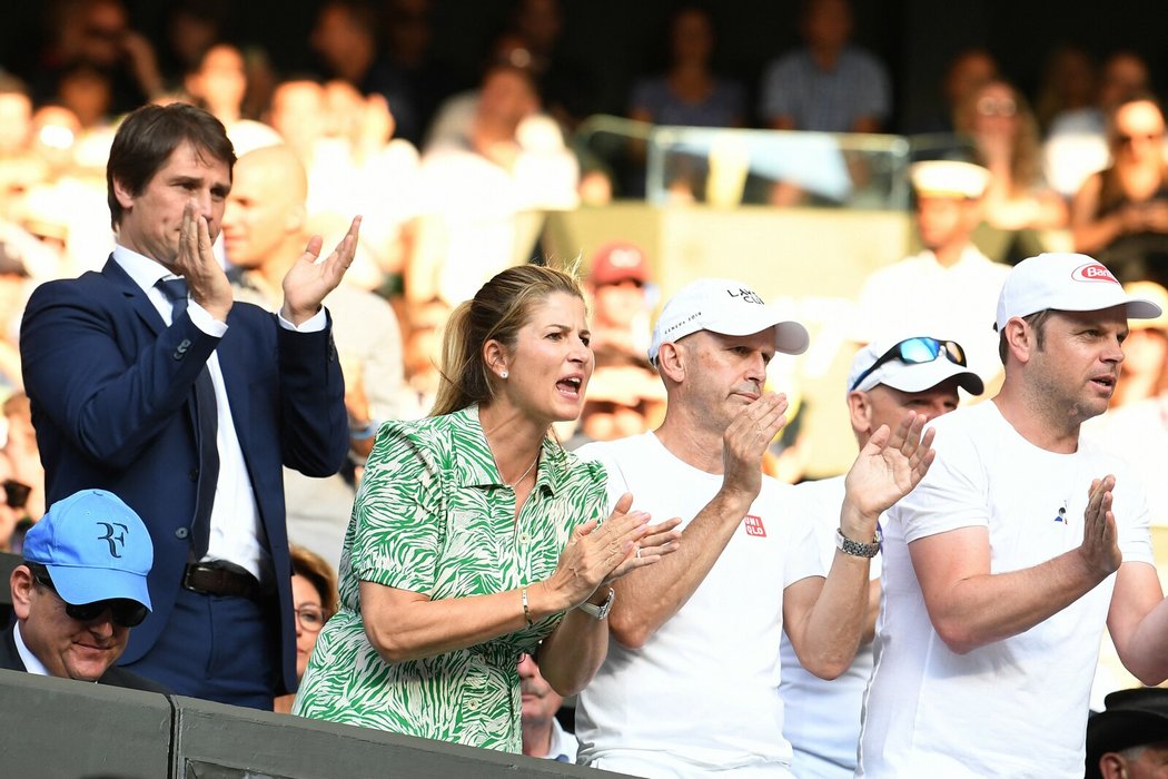Mirka Federerová prožívala každý zápas svého manžela Rogera