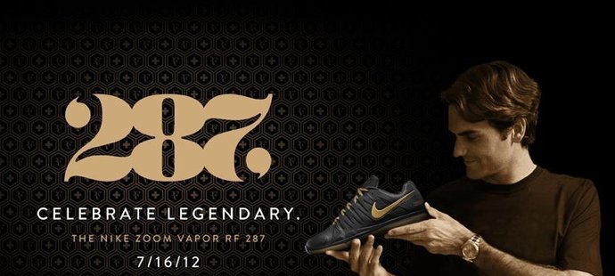 Firma Nike vydala k Federerově milníku speciální edici tenisové obuvi