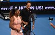 Tenisové legendy spolu. Serena Williamsová a Roger Federer na Hopman Cupu, kde si zahráli smíšenou čtyřhru