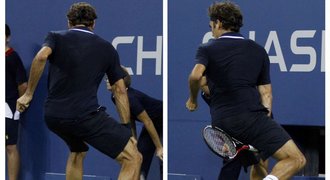 VIDEO: Nádhera. Federer ohromil úžasným úderem