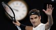 Roger Federer ani ve čtvrtfinálovém zápase s Berdychem nezaváhal