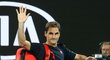 Roger Federer po více než roce hrál