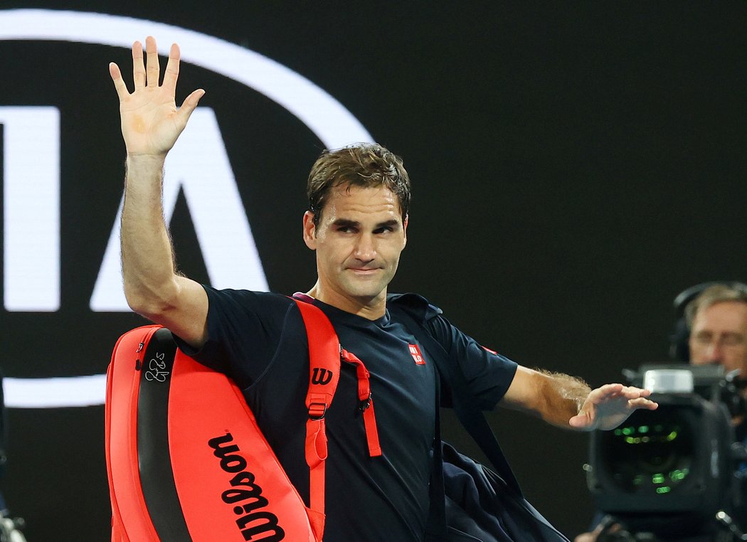 Roger Federer po více než roce hrál